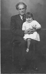 Pascoaes mit seiner Nichte Adelaida im Jahre 1950