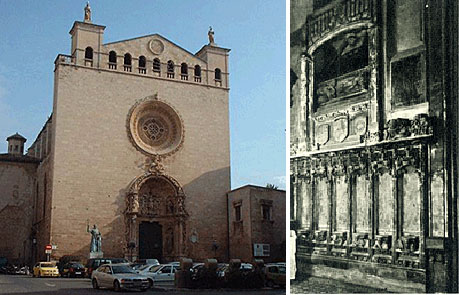 Kloster San Franciso, rechts Grab Raimnund Lullus